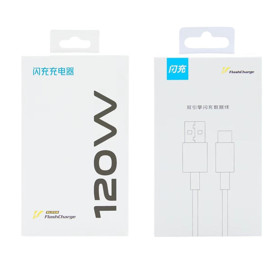 Vivo 120W Charger iQOO 9Pro/10/11/8Pro Flash Cable