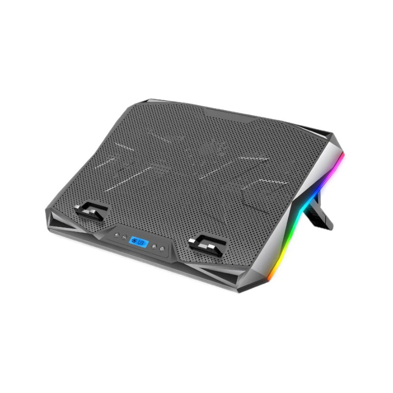 RGB Gaming Laptop Cooler with Silent Air Fan