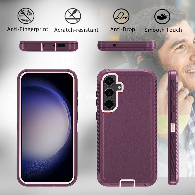 Samsung S24FE Robot Armor Case with Kickstand