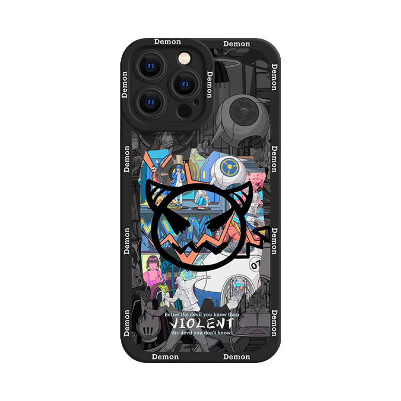 Demon Art Case for iPhone 13–16 Pro Max