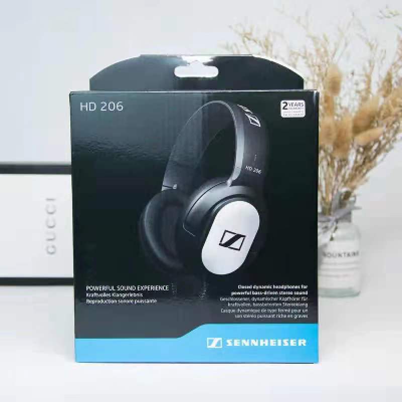 HD201/202/206 DJ Stereo Headphones – 3M Wired Monitor Headset