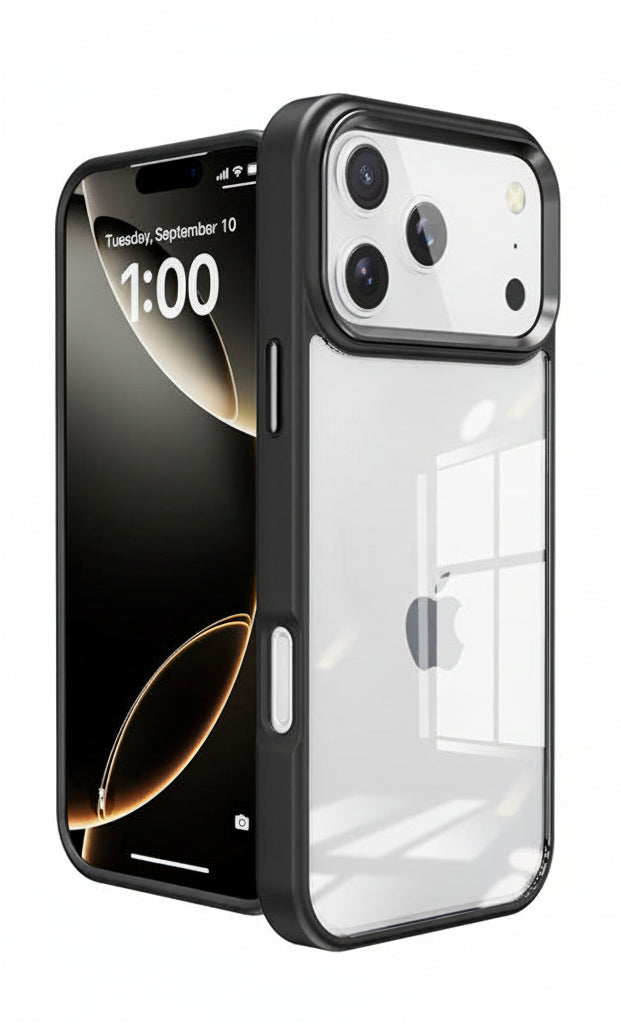 Transparent Acrylic Phone Case for iPhone 17 Pro Max
