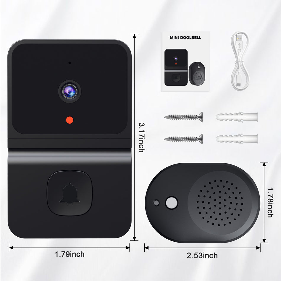 Smart Wireless Video Doorbell Z30T23 – Low Power WiFi Ding-Dong Alert