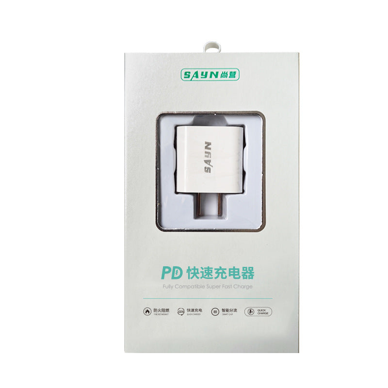 3C Certified PD Fast Charging Adapter for Apple iPhone Type-C