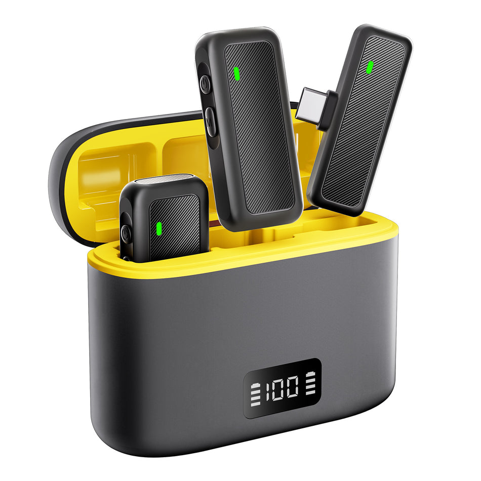 M7Pro Wireless Mic with Charging Case & HD Audio