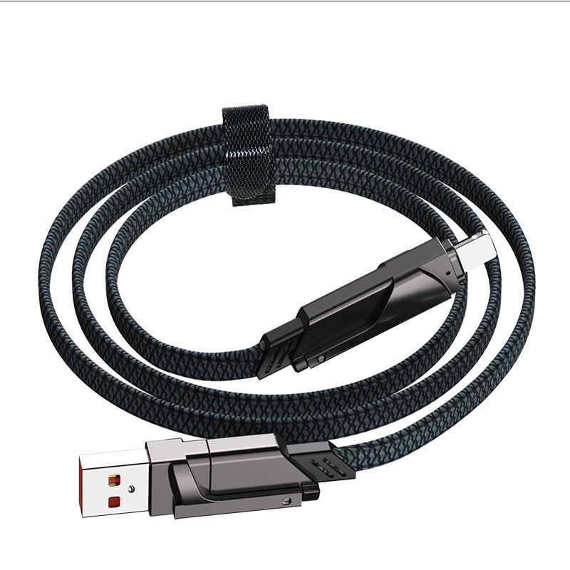 4-in-1 PD 66W Super Fast Charging Cable USB Type-C Lightning