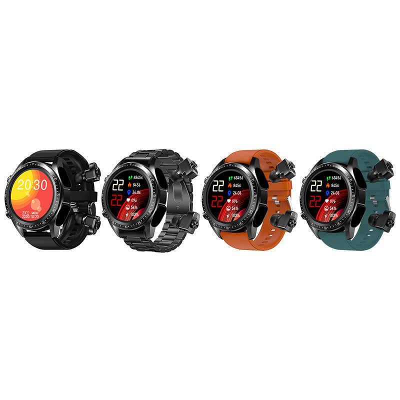 JM03 2-in-1 Smart Watch with Earphones & Bluetooth Call