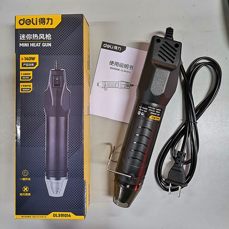 Deli Mini Hot Air Gun – Portable 140W Heat Tool