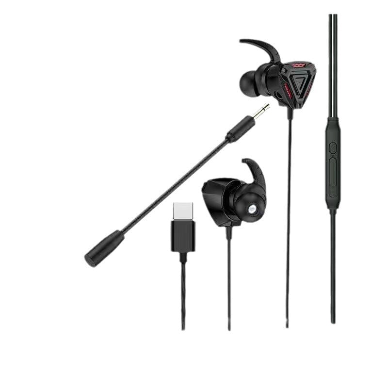 E-Sports Wired Gaming Headset: Noise Reduction & Type-C