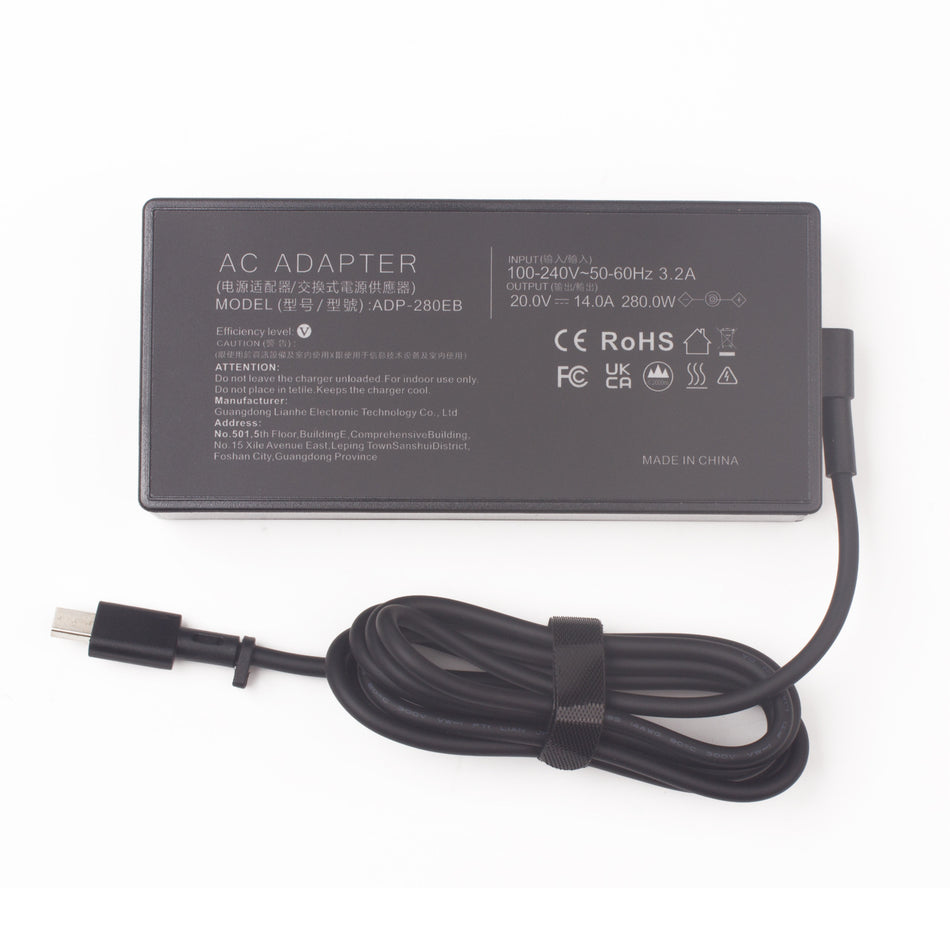 ASUS ROG 280W Laptop Charger 20V 14A Small Square