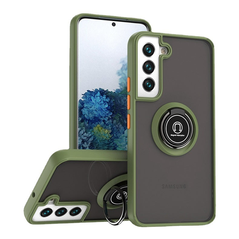 Samsung A17 Ring Stand Magnetic Color-Block Case
