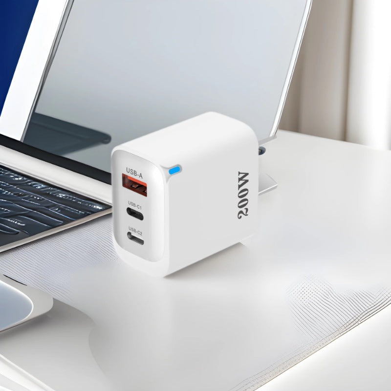 QC3.0 Multi-Port Fast Charger U+2C – EU/UK/US
