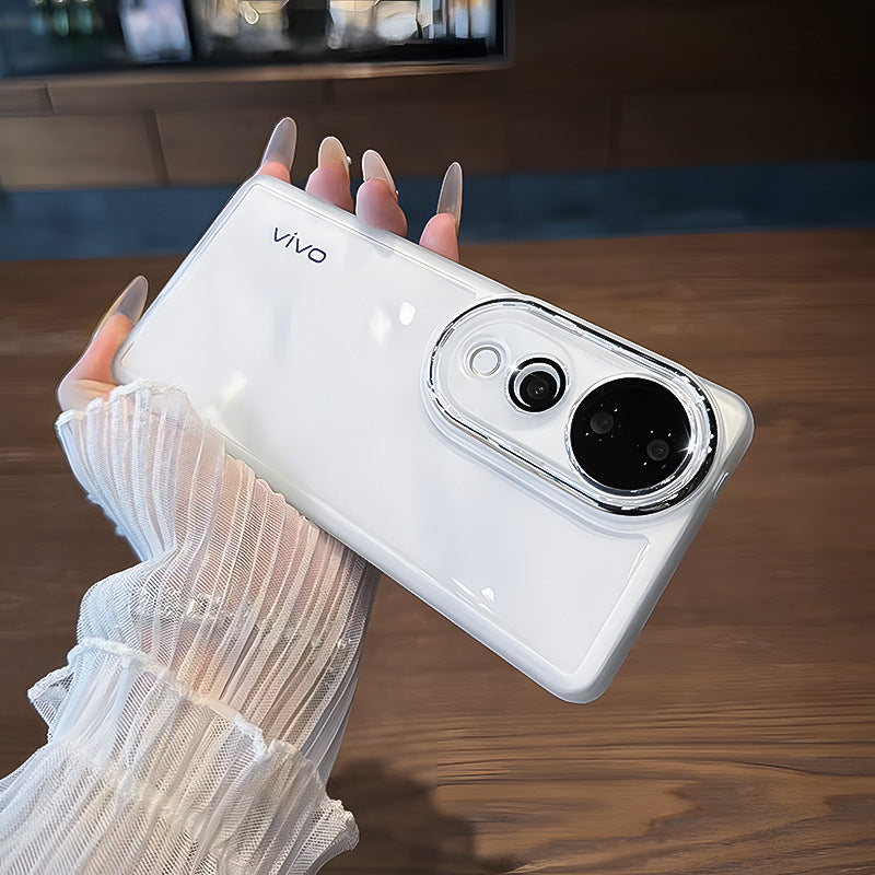 Frosted Transparent Lens Film Case for Vivo