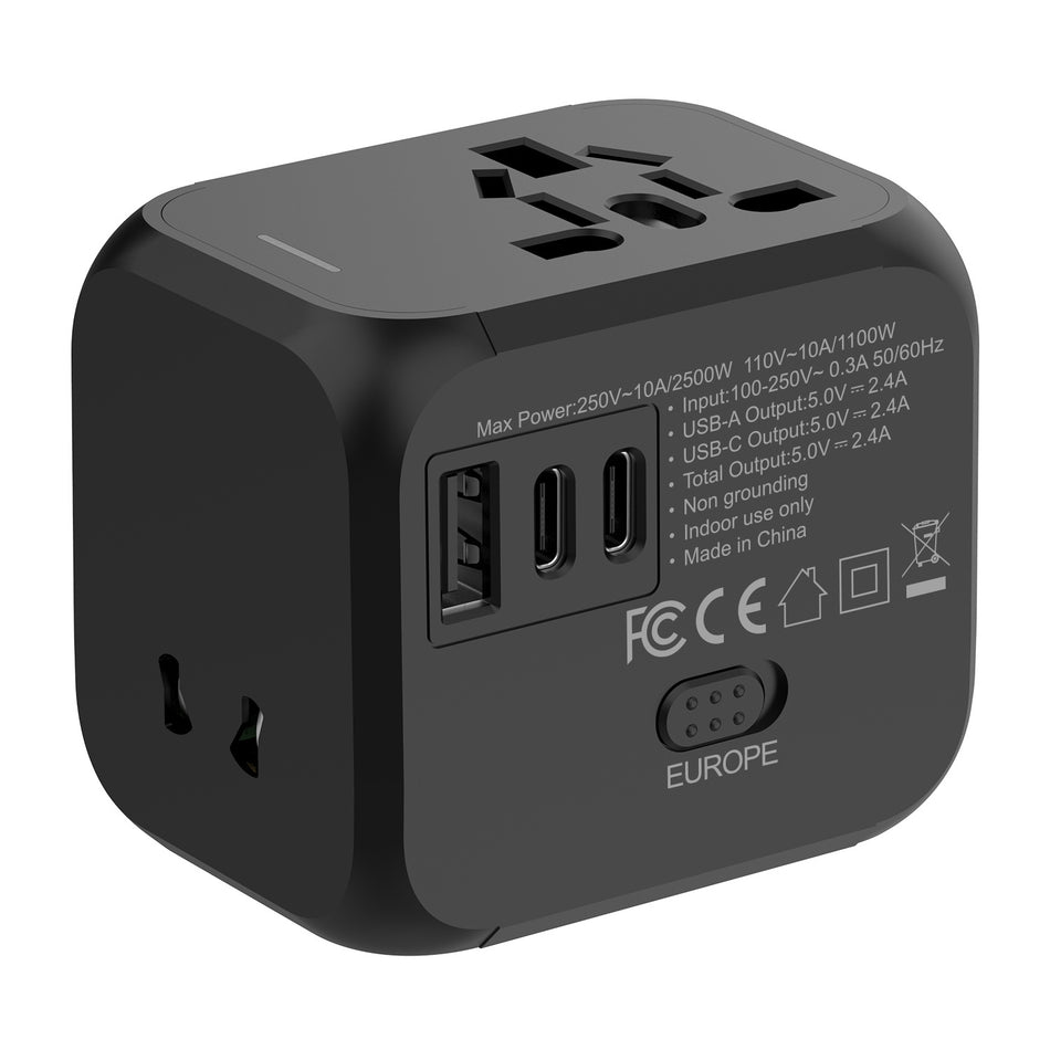 Youpin Universal Travel Adapter – Multi-Country Plug