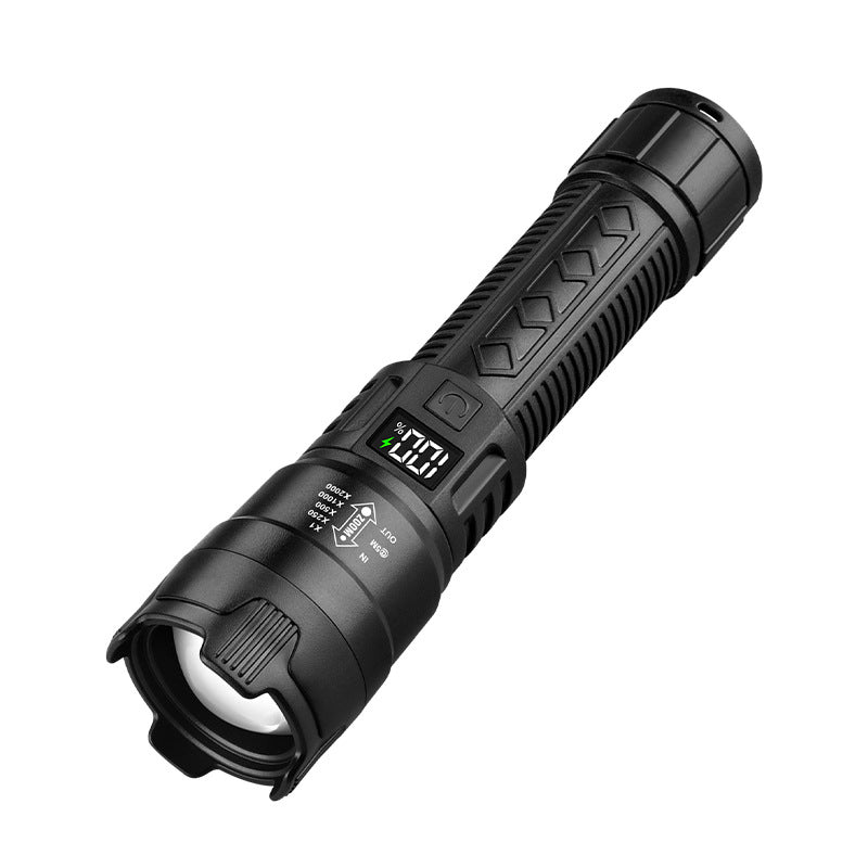 Rechargeable Long-Range Waterproof Flashlight for Home & Outdoor