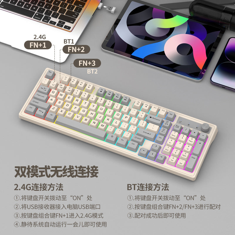 Viper K98 Wireless Mechanical Keyboard – Dual-Mode RGB