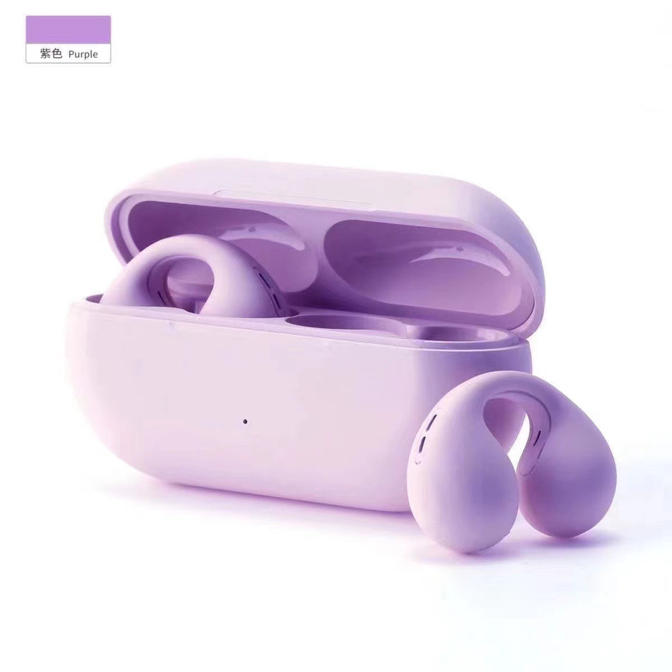 Ombie Bone Conduction Bluetooth Headset 5.4 – Clip-On Wireless