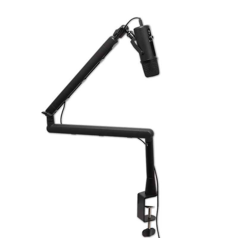 Desktop Mic & Phone Stand – Foldable Cantilever Arm