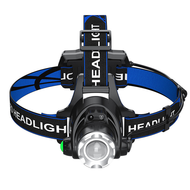 T6 Telescopic Zoom Rechargeable Headlamp for Outdoor & Fishing