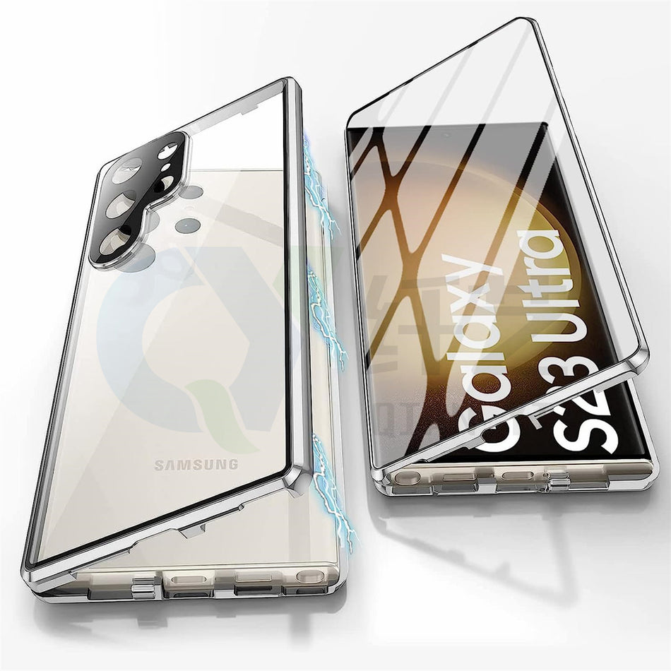 Magnetic King Privacy Mirror Case for Samsung S23 Ultra