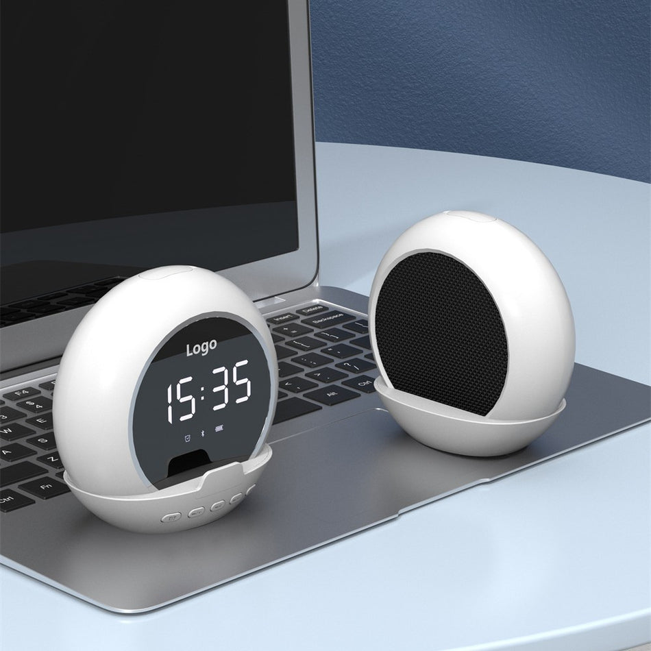 Portable Bluetooth Speaker with Alarm & Thermometer