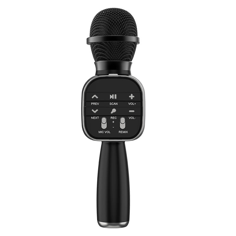 Wireless Mic Voice-Changing KTV Mic with Bluetooth Speaker