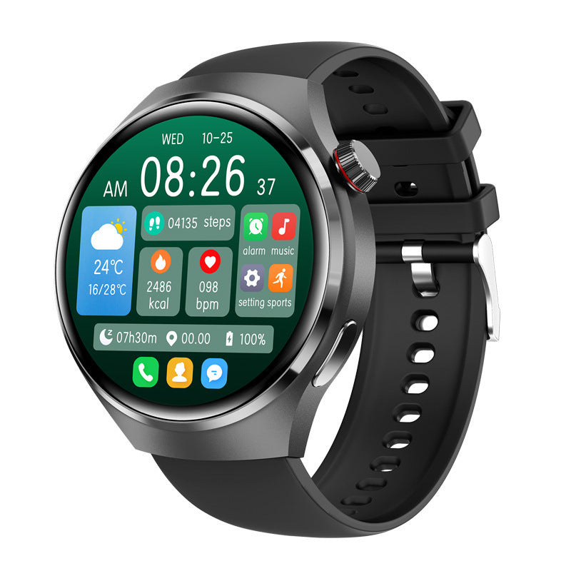 GT4 Round Smartwatch Waterproof Zinc Alloy HD