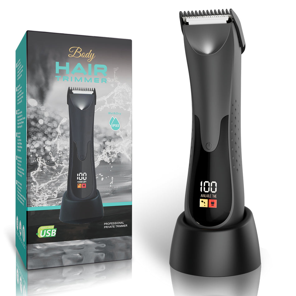 Men’s Body Hair Trimmer – Pubic & Chest Groomer