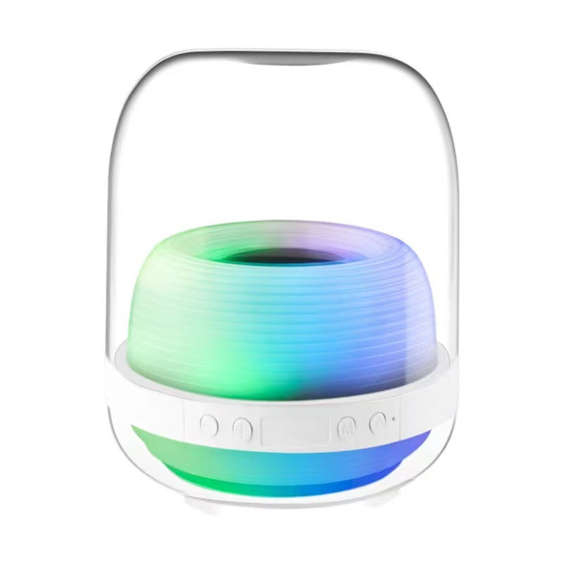 Glass Bluetooth Speaker – Transparent & Colorful