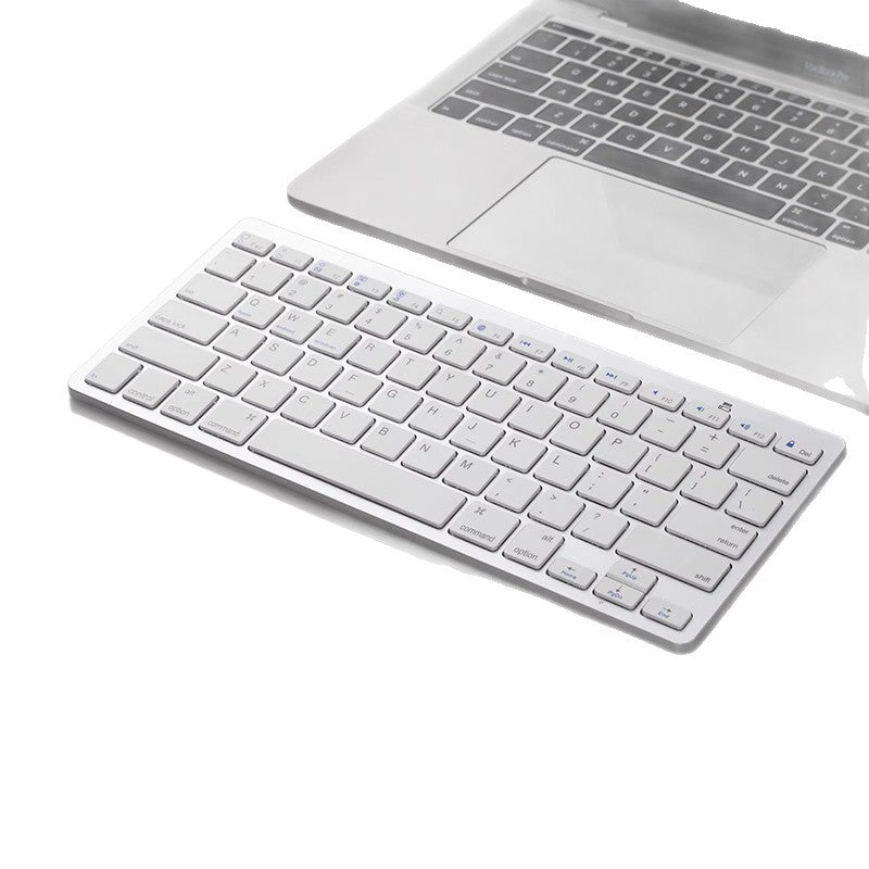 Thin Dual-Mode Wireless Bluetooth Keyboard & Mouse for Apple Devices