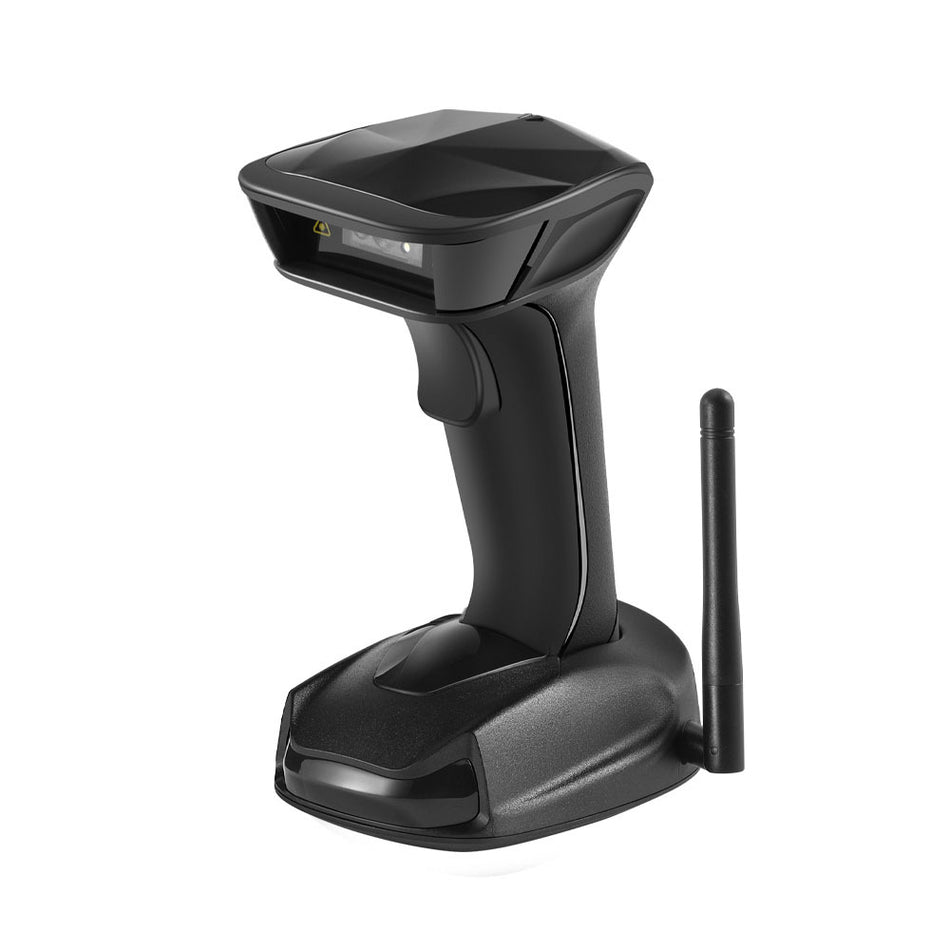 Bluetooth Scanner – 1D/2D Barcode Gun with Charging Base