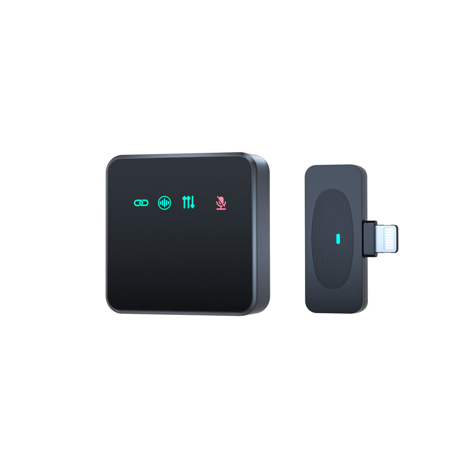 Wireless Collar Clip Microphone with Noise Reduction