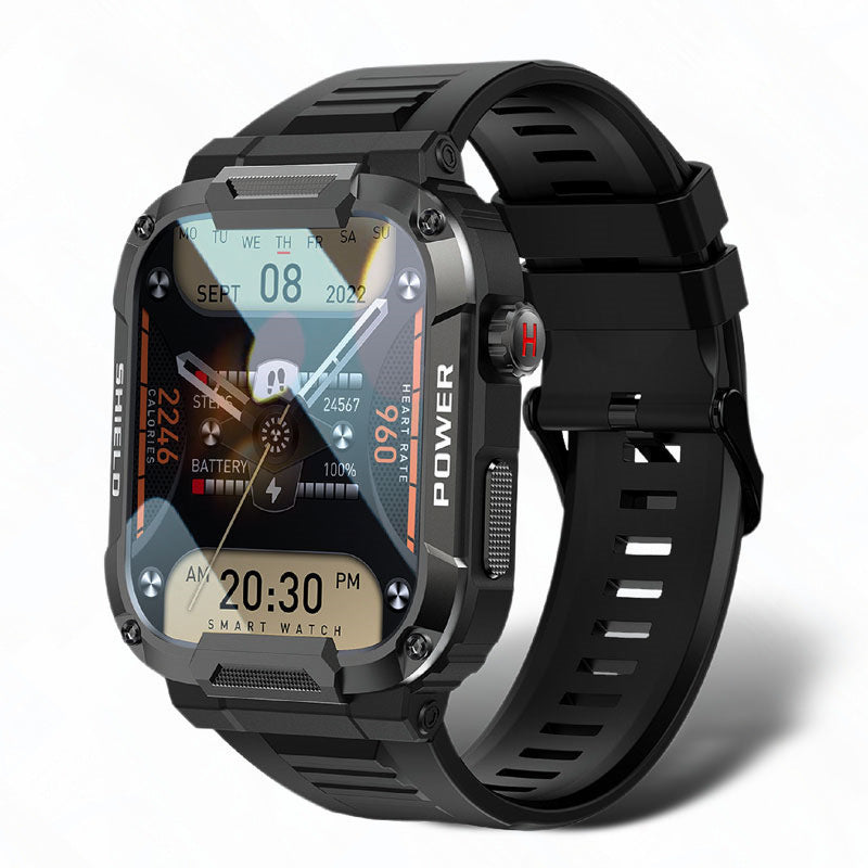 MK66 Rugged Outdoor Smart Watch: 1.85" HD Screen & 400mAh Battery