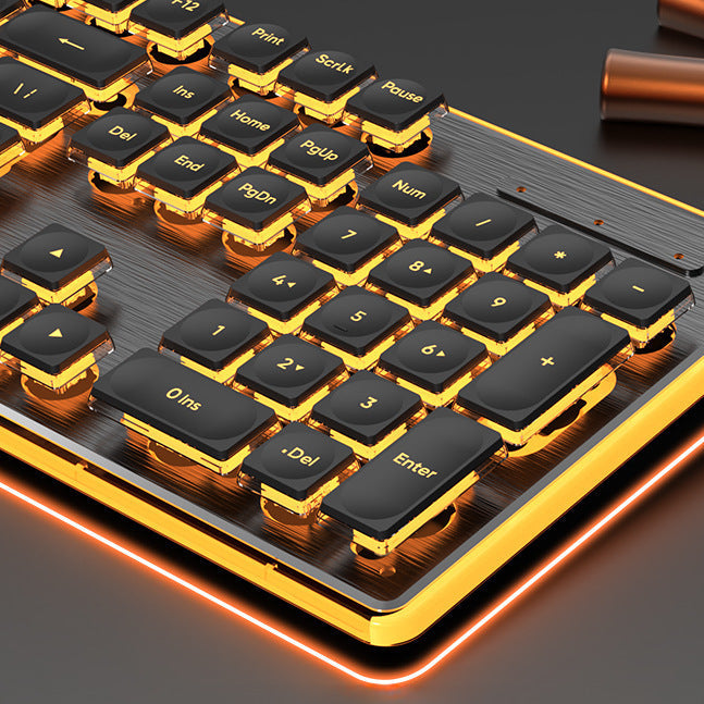 Ultra-Thin Waterproof Mechanical Feel Keyboard – Wired