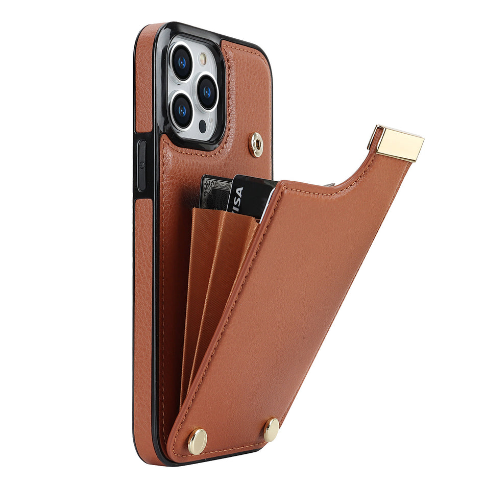 iPhone 16ProMax Business Leather Case with Card Slot