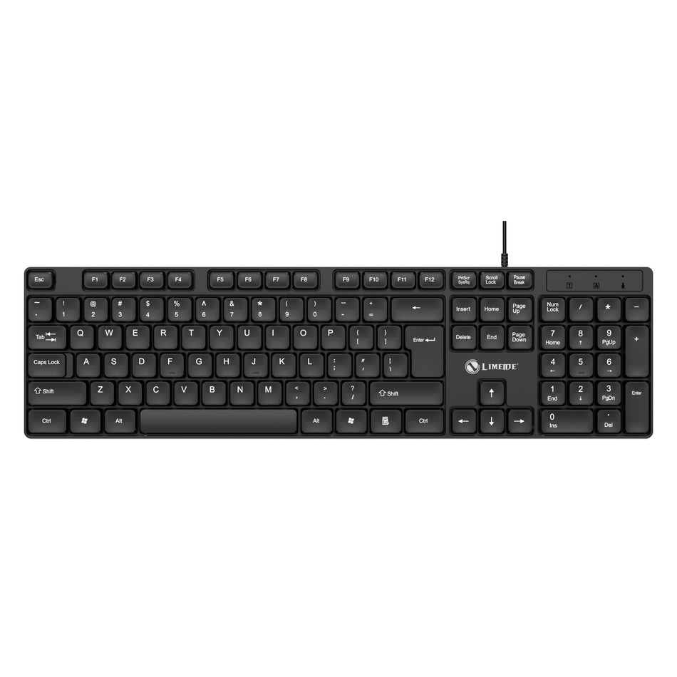 Wired USB Office & Gaming Keyboard for PC