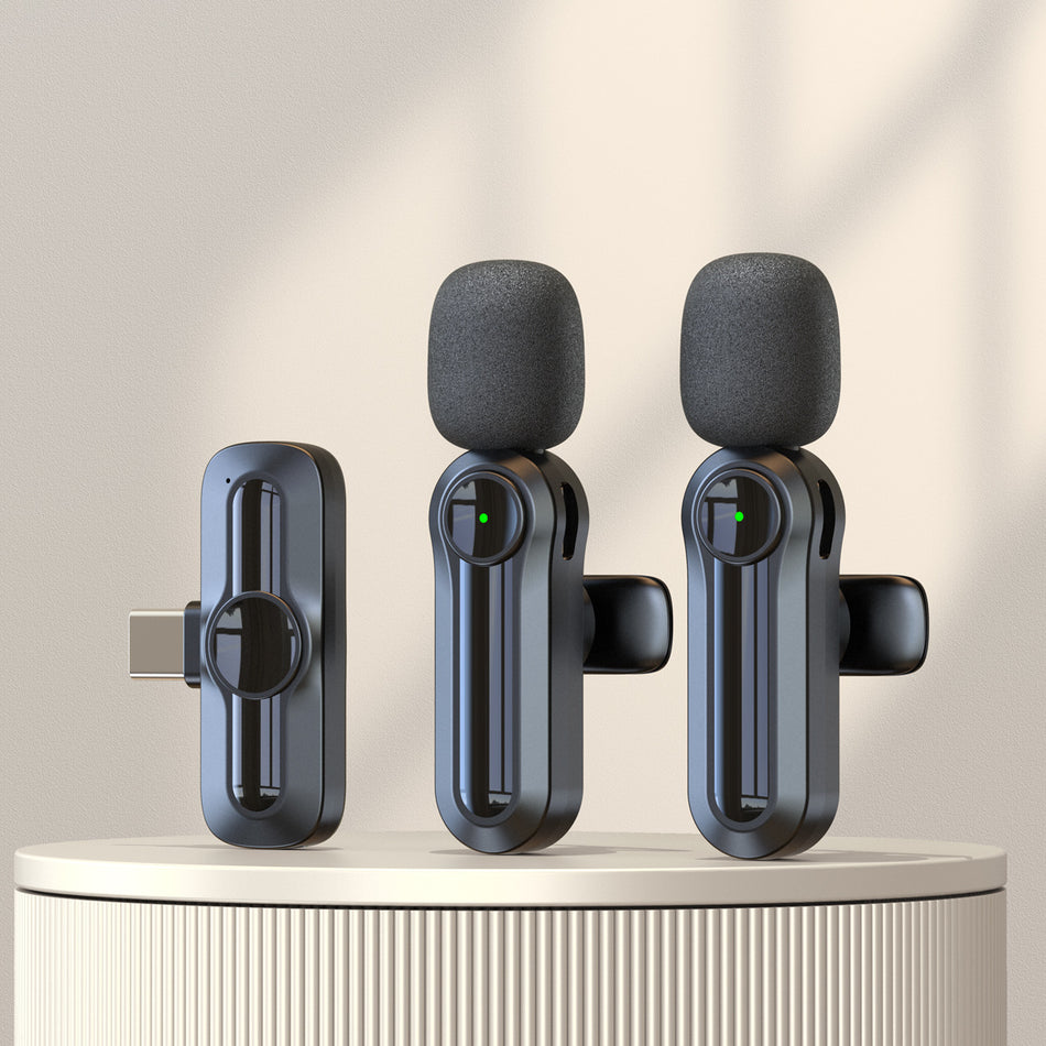 L01 Wireless Lavalier Mic – Pro Noise-Reduction Mic for Live & Vlog