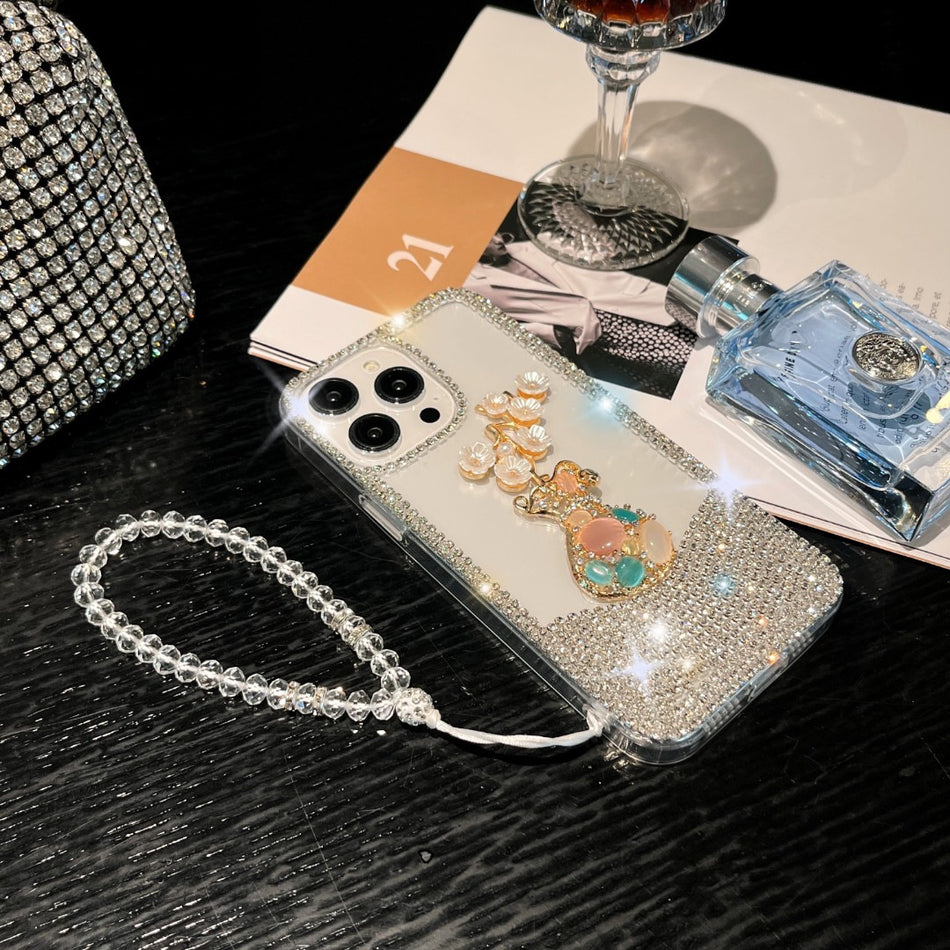 Rhinestone Bracelet Case for Samsung A32/A34/S23/S24