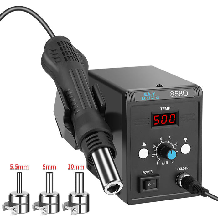 8586D Hot Air Gun Soldering Station – Dual Screen Repair Tool