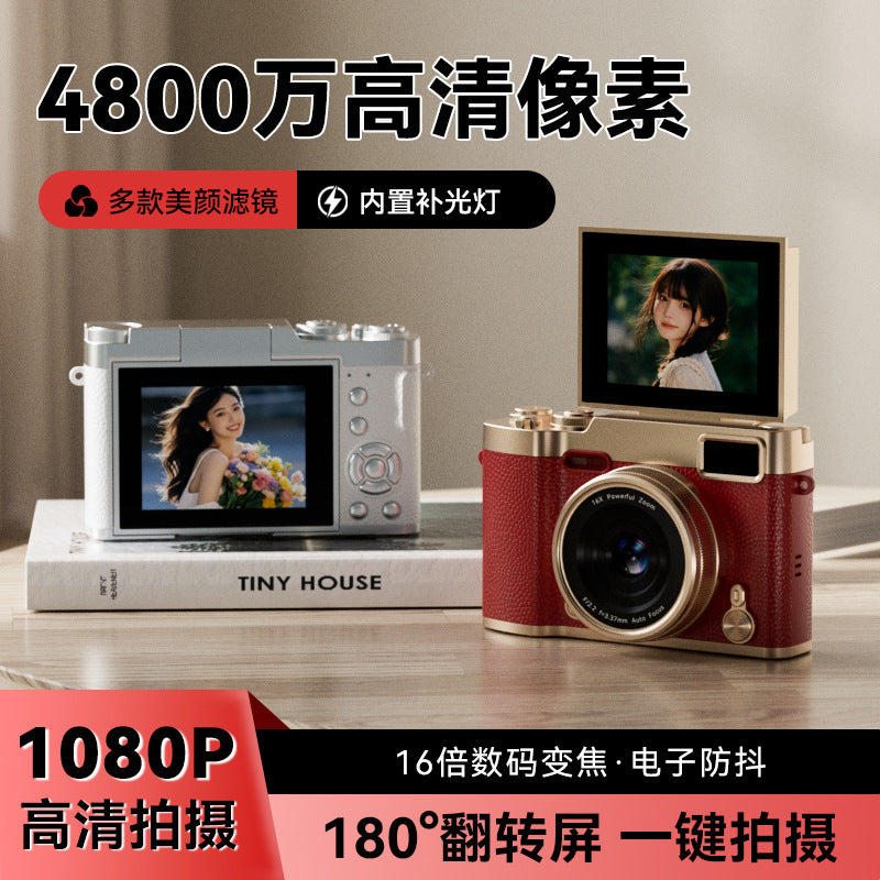 4K Flip-Up CCD Camera – Ultra-HD Portable Digital Camera