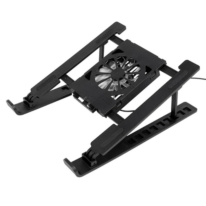 Silent Laptop Cooling Stand with Adjustable Fan Base