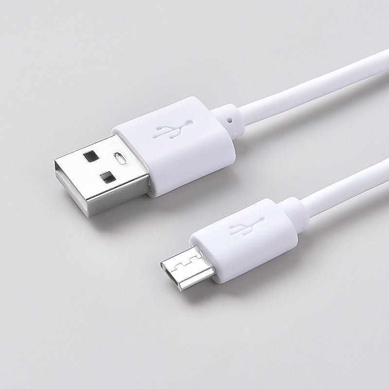 Micro USB Cable - White Android Charger for Samsung/Redmi/Vivo