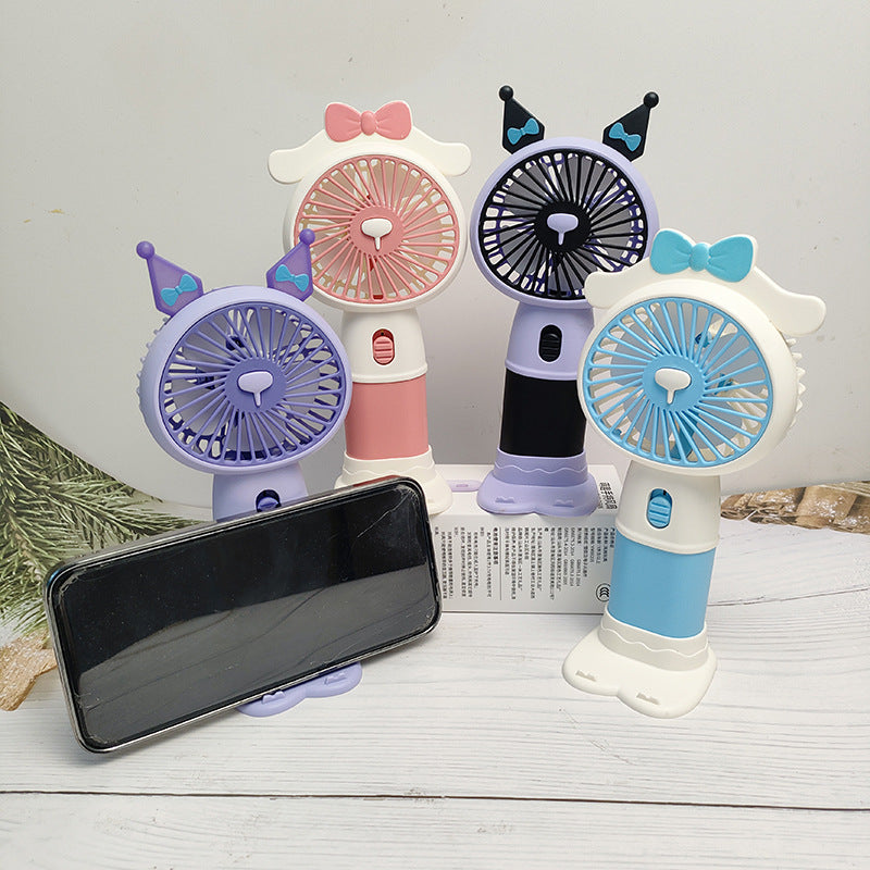 Cartoon USB Mini Fan – Cute Handheld & Desktop for Kids
