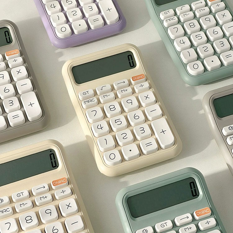 Cute Sugar Cube Voice Calculator for Students & Office
