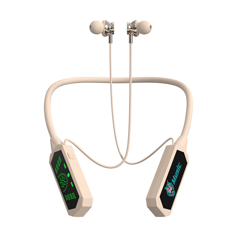 Private Ear-Hanging Neck Bluetooth Headset – Sports Use