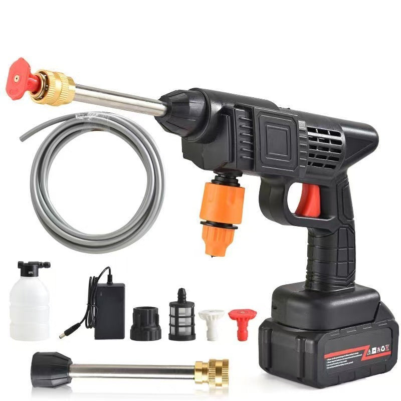 Wireless High-Pressure Car Wash Water Gun with Lithium Battery