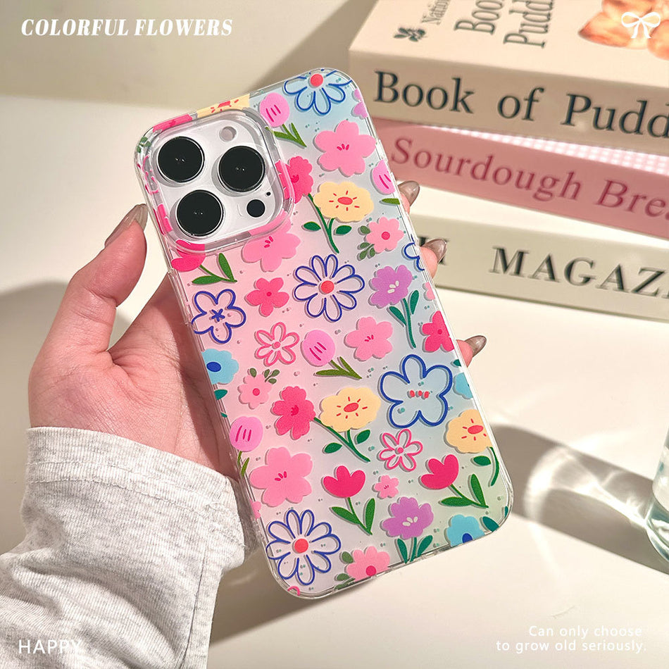 Summer Flower IMD Case – Floral, Chic & Durable