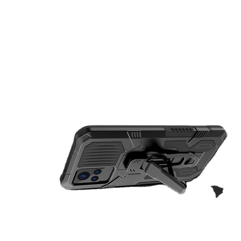 Mecha Warrior Armor Stand Case for Vivo Y Series