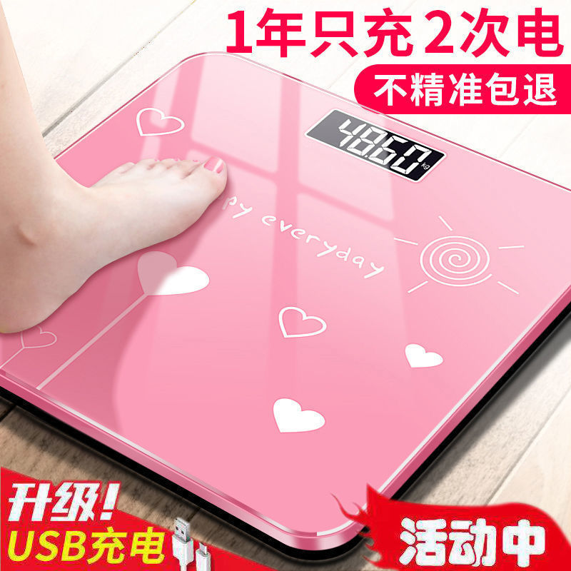 Smart Rechargeable Electronic Weight Scale for Home