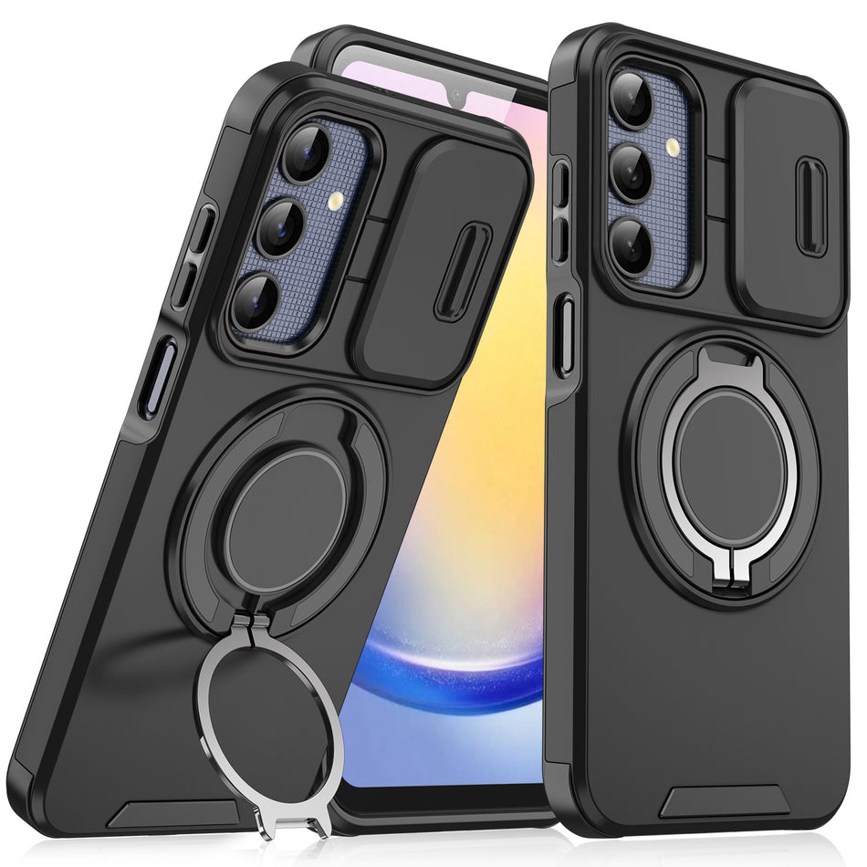 Samsung S25 Ultra Phone Case with Rotating Bracket – Protective & Functional
